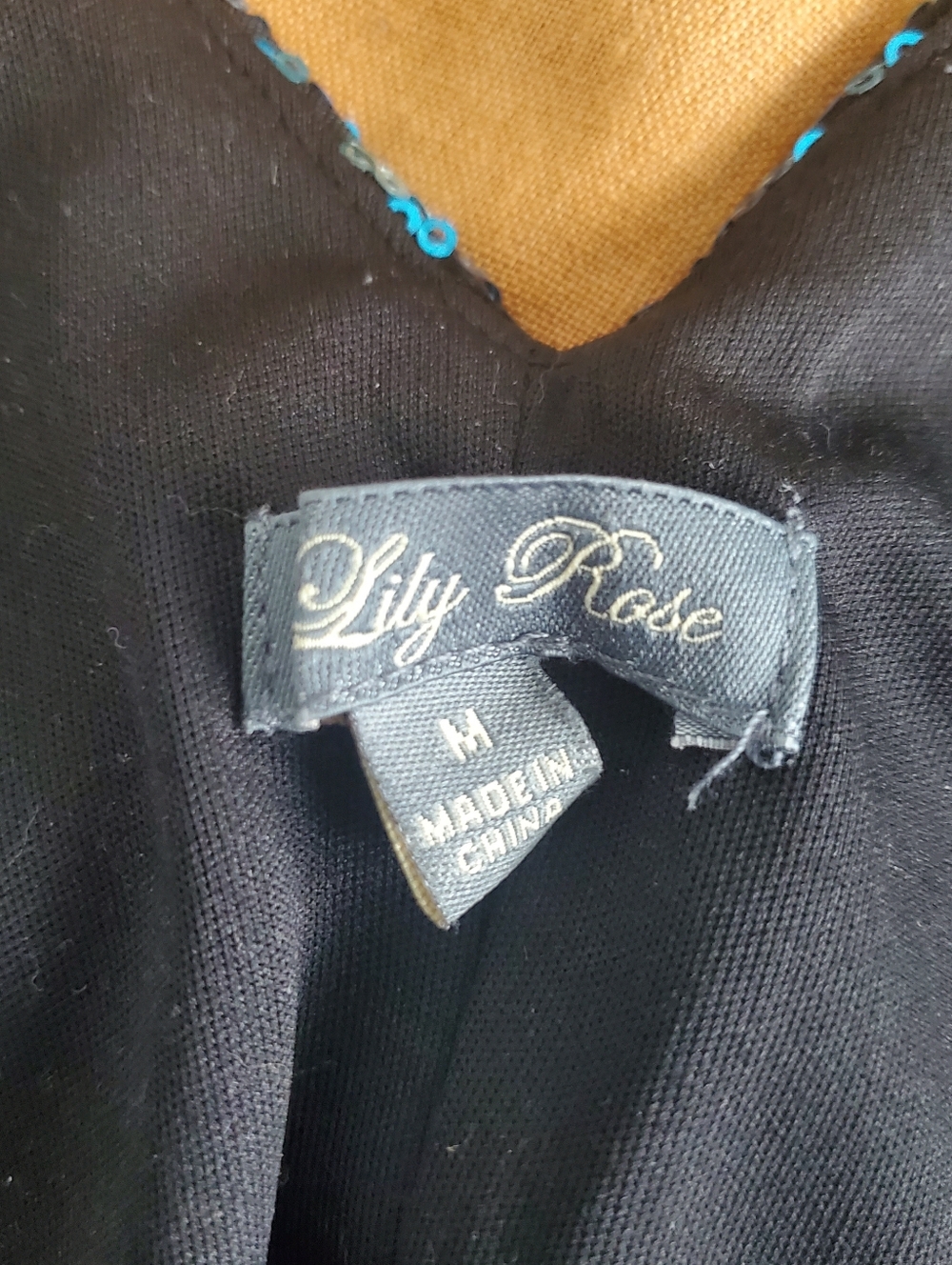 Lily Rose Blue & Silver Sequin Ombre Mini Dress - Picture 2 of 6